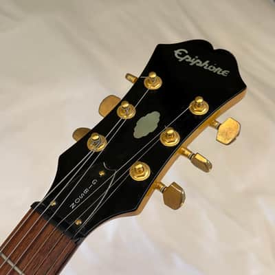 Vintage 2000 Epiphone Dot Deluxe Limited Edition Flame Top - Made in Korea (MIK) - Natural - Free Pro Setup image 17