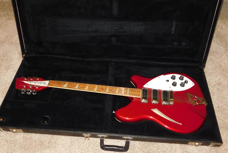 Rickenbacker 370/12 Semi-Hollow 12 String Electric Guitar Ruby Red 1985 image 1