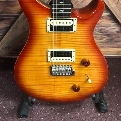 PRS SE Custom 22 2017 - Present Vintage Sunburst, + Levy's Strap image 3