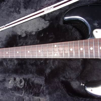 UPDATE: MIJ Squier LEFTY Strat, E6 serial, Duncan's, one knob, OG block/tuners, no stripe, Cipollina image 4