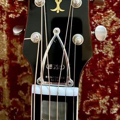 Eko Rio Bravo 6. 1970-ish - Natural with Deltaluxe sound hole pickup image 5