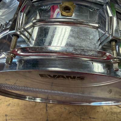 Vintage 1967 Ludwig 14"X5" LM400 Supraphonic Snare Drum Keystone Badge image 12
