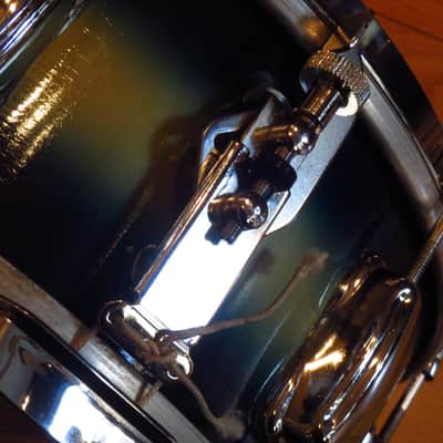 Slingerland 5.5x14 Student Model Snare Drum Blue/Gold Duco 1960 image 8