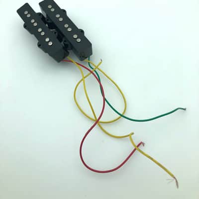 Jazz J-Bass Style Pickup Set Black image 3