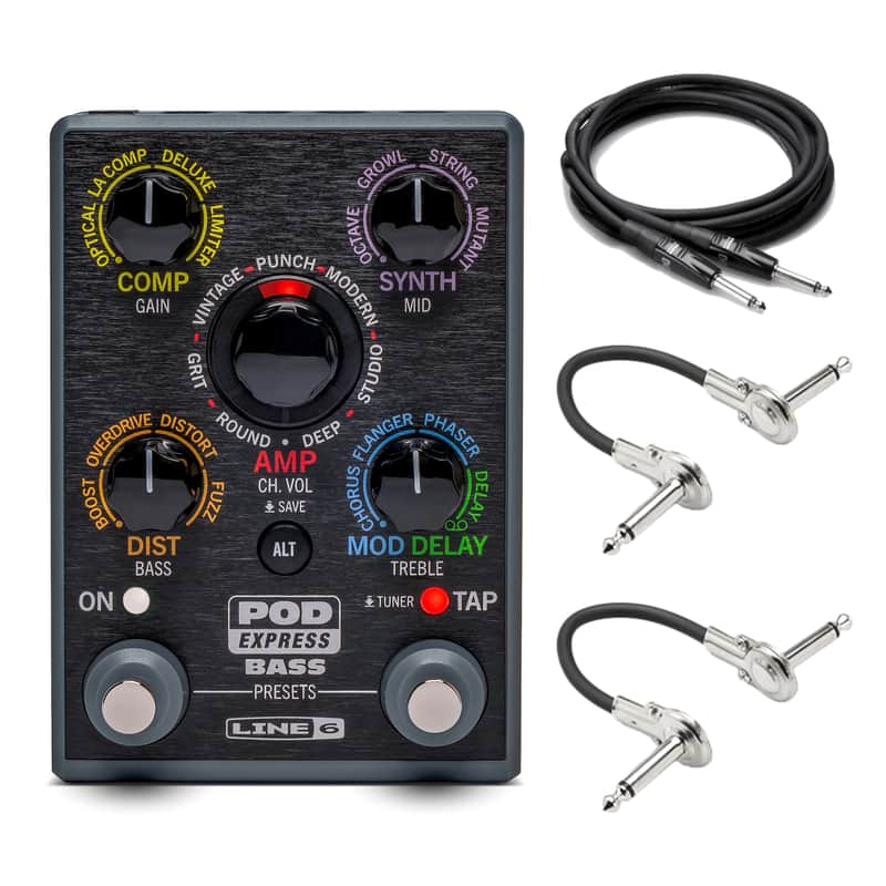 New Line 6 POD Express Bass Portable Amp & Effects Processor Pedal image 1