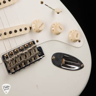 Fender Custom Shop Limited Edition 1956 Stratocaster Journeyman Relic - Desert Tan/Custom Shop NAMM Event Instrument #188 #CZ589378 image 14