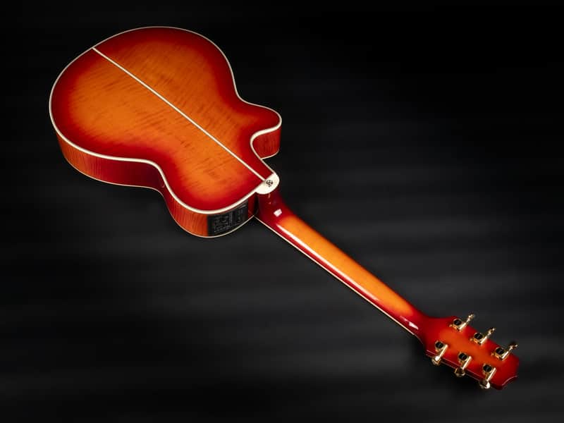 1990s Takamine NPT115 - Fire Red Burst | Japan Vintage | Reverb