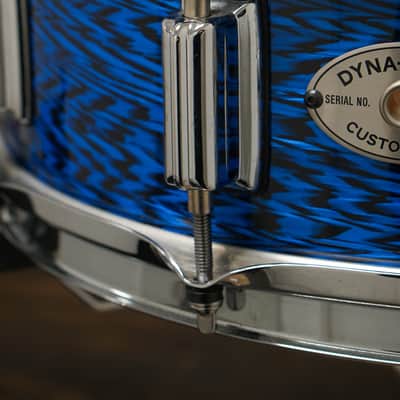 Rogers 5x14" Dyna-Sonic (Reissue) Wood Snare Drum - Blue Onyx image 4