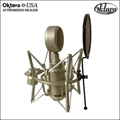Oktava MK-115 Large Diaphragm Cardioid Microphone - 2025 Silver - Shock Mount & Pop Screen - New image 4