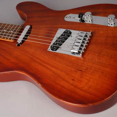 Fender American Select Carved Top Koa Telecaster 2012 - Sienna Edge Burst image 15