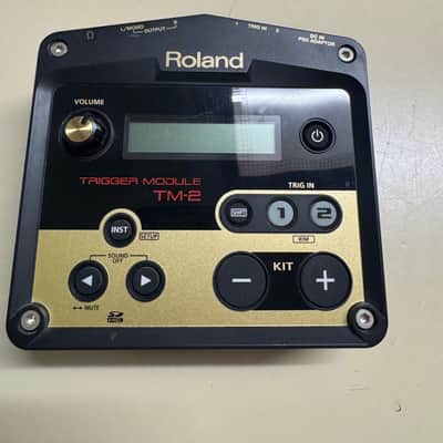 Roland TM-2 Trigger Module 2021 - Black and Gold image 2