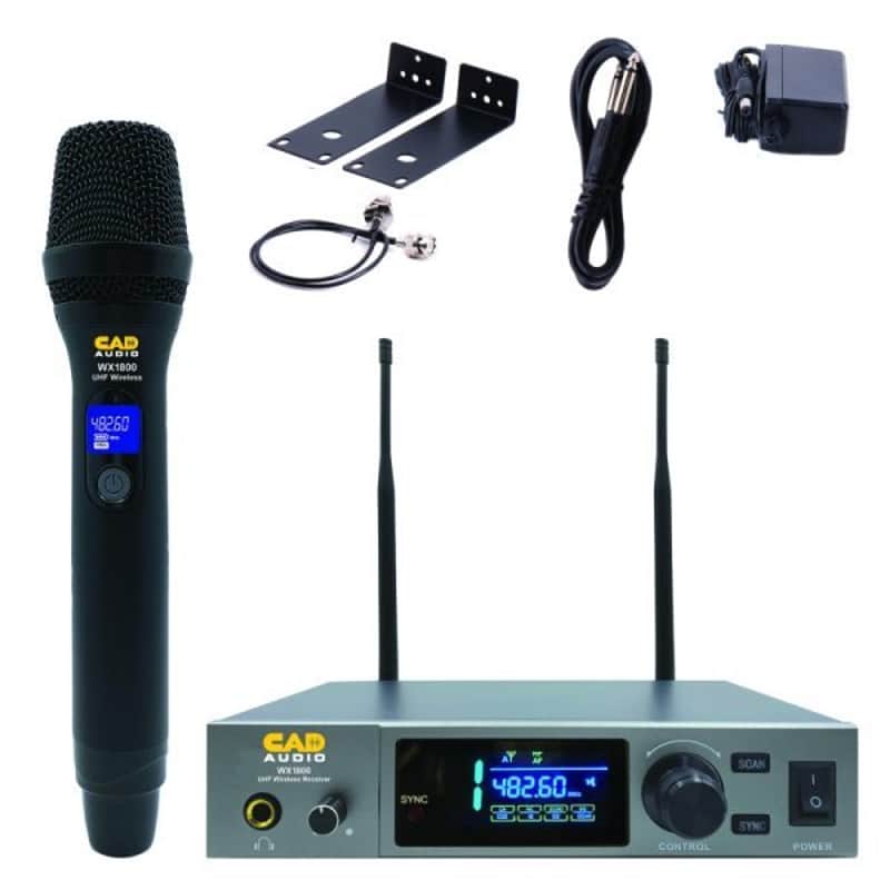 CAD Audio WX1800HH True Diversity UHF Wireless Handheld Microphone System image 1