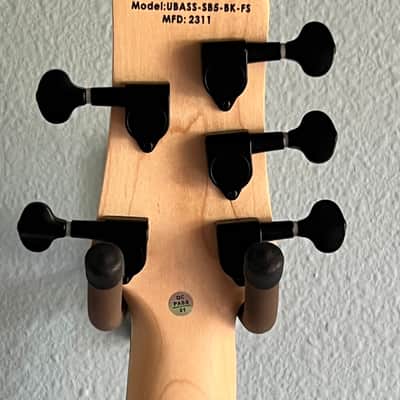 Kala U•BASS® Solidbody 5 string - Jet Black image 5