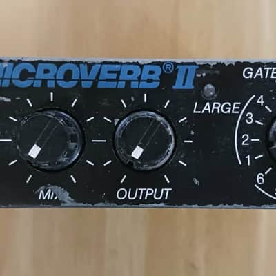 Alesis Micro Verb II Late 1980's - Blue/Black image 1