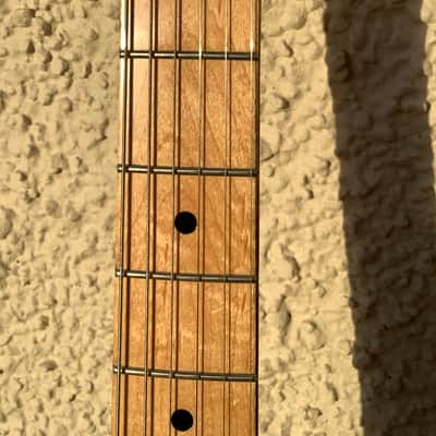 Fender Stratocaster with Maple Fretboard 1977 - Black image 10
