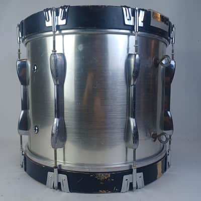 Pearl 14x18" Marching Percussion Bass Drum Silver Shimmer Marcher Kick Set 6Ply image 4