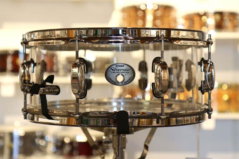 Tama VCS146CI 6x14" Limited Edition Silverstar Mirage Acrylic Snare Drum image 1