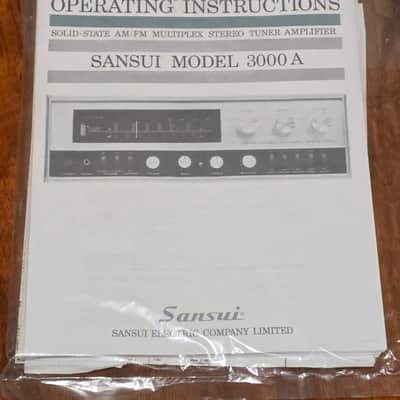 Vintage Sansui 3000A, 45W AM/FM Stereo ReceiveR POWER AMPLIFIER W/ Woods Case image 13