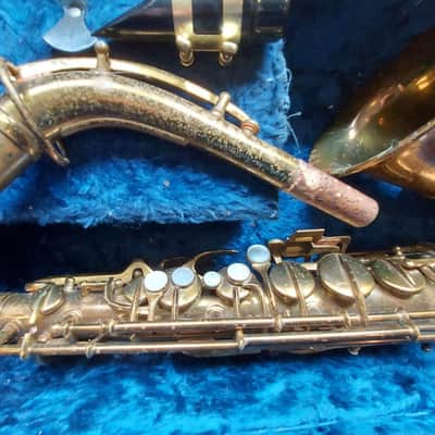 Hamilton Alto Saxophone USA w/ case/neck/MP/strap, Very Good condition image 4