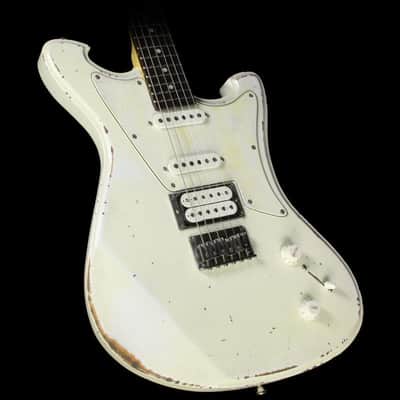 Wild Custom Guitars Wildmaster Electric Guitar Relic Olympic White Bild 6