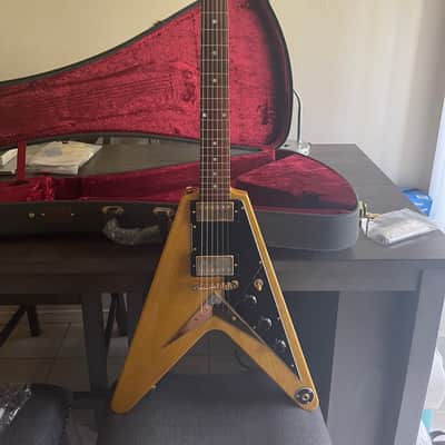 2021 Momose MFV K-STD Flying V Brazilian Fret Board Nitro Finish image 4