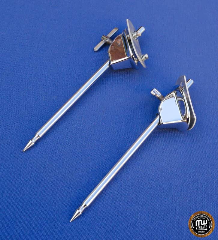 Slingerland Bassdrum Spurs Pair Niles Vintage 70s Rare image 1
