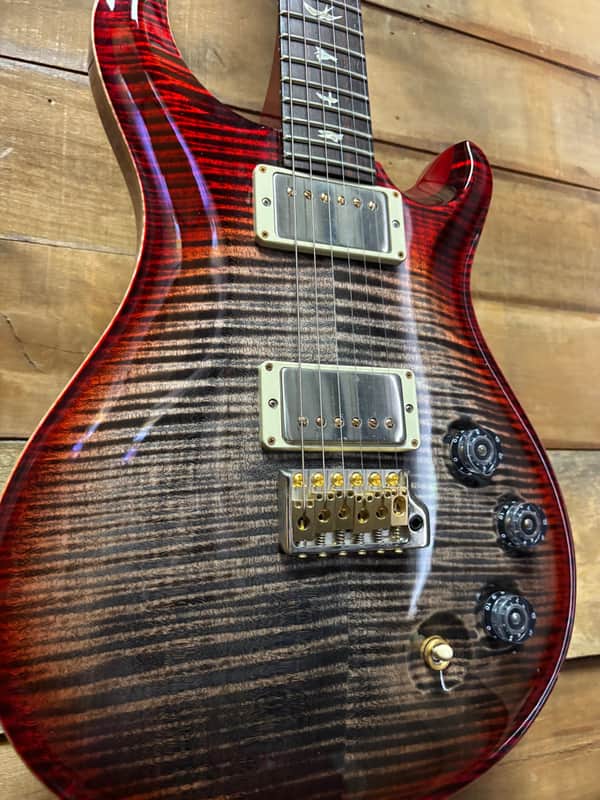2022 PRS DGT 10-Top Charcoal Cherry Burst w/case image 1