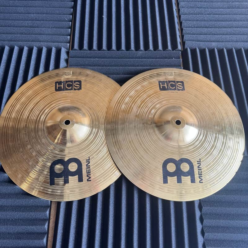Meinl 13" HCS Hi-Hat (Pair) 2007 - Present - Brilliant image 1