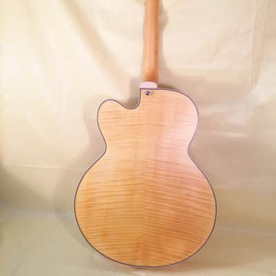 D'Angelico Premier EXL-1 Archtop Hollow Body Acoustic Electric Guitar with Gig Bag and Shop Setup! image 5