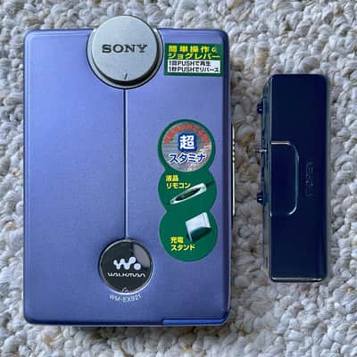 Sony WM-EX921 Walkman Cassette Player, Awesome Purple ! Working : ) image 1