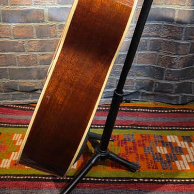 Vintage 1960s Harmony H1260 Sovereign Refinished Sunburst - Neck Set $ Repaired Cracks image 12