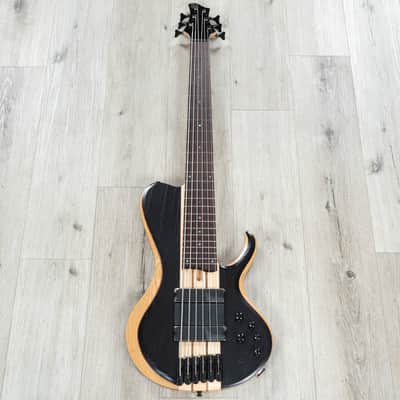 Ibanez BTB866SC BTB Bass Workshop 6-String Bass, Rosewood, Weathered Black image 3