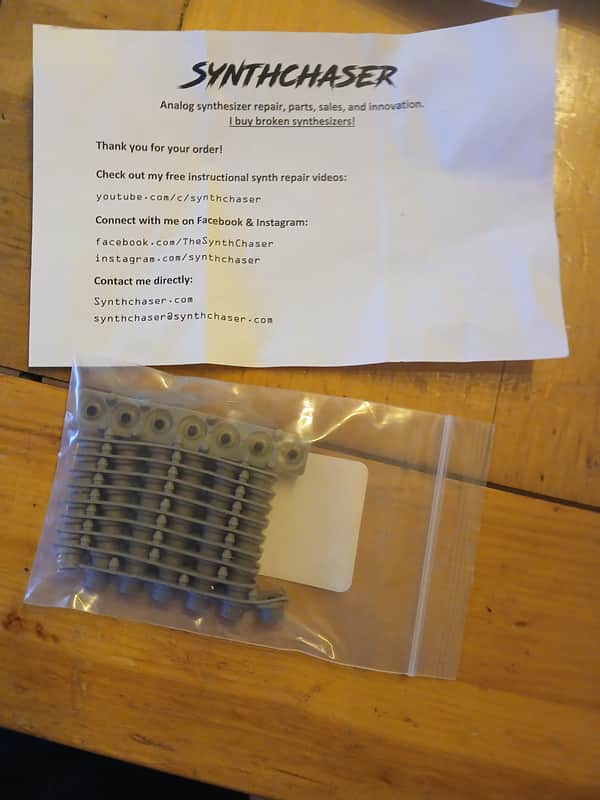 Moog MEMORYMOOG SYNTHCHASER KEY CONTACT STRIPS 10 PCS NEW image 1