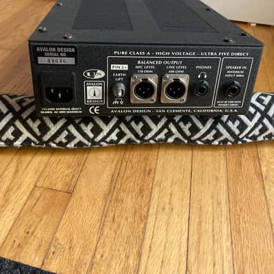 Avalon U5 Direct Box / Instrument Preamplifier 2010s - Silver image 3