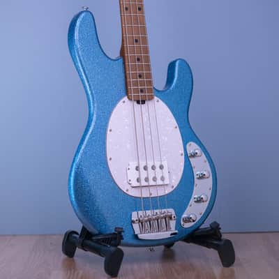 Sterling by Music Man Stingray Ray34 Blue Sparkle image 1