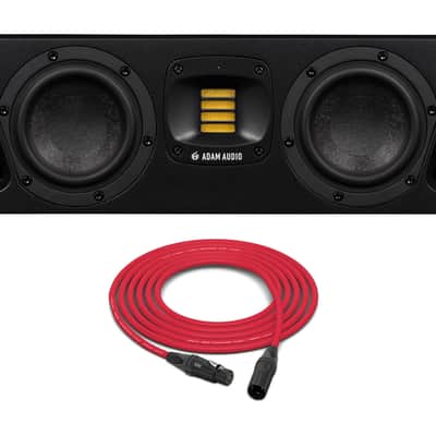 Adam Professional Audio A44H | 130W Dual 4" Active 2-Way Nearfield Studio Monitor (Single) image 1