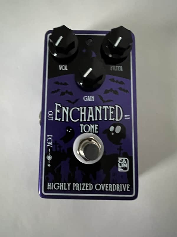Caline CP-511 Enchanted Tone Overdrive Guitar Effect Pedal True Bypass Aluminum Alloy Casing Purple Black Overdrive Caline CP511 2024 - Purple Black image 1