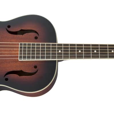 Gretsch G9240 Alligator Round-Neck, Mahogany Body Biscuit Cone Resonator Guitar - 2-Color Sunburst image 6