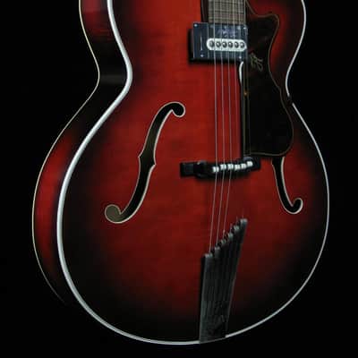Hofner "Sudbury Stash" President - Ruby Red Sunburst image 3