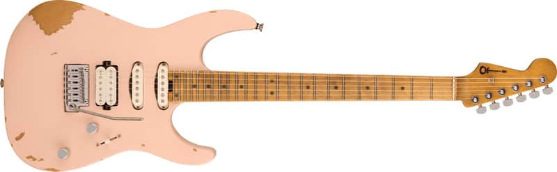 Charvel Pro-Mod Sig Rick Graham DK24 2PT CM Worn Shell Pink with Bag image 1
