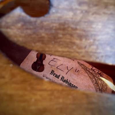 Black Walnut! Brad ROBINSON 5-String Violin 4/4 Bluegrass Dream Fiddle *PowerHouse Monster! image 4