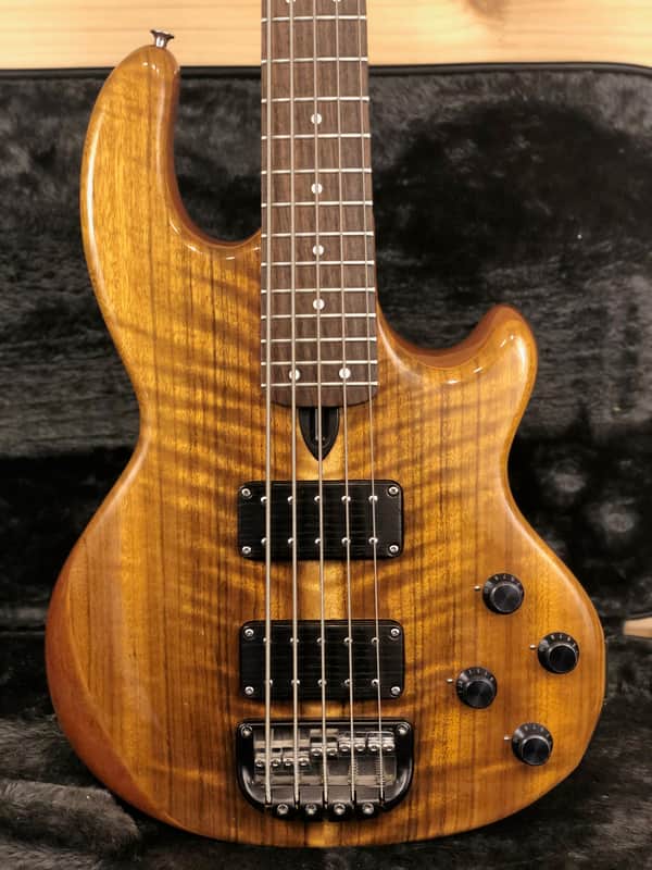 Wal Mk2  5 String Bass Guitar 1990 Schedua w Original Wal Hard Case image 1