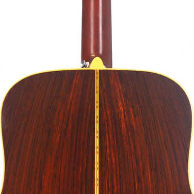 Martin D-28 1975 Sunburst Acoustic Guitar - Rare vintage rarity with legendary Martin sound and unique character - check video! image 7