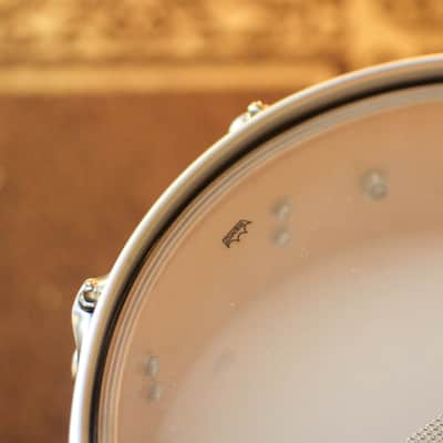 DW 4x14 Collector's SonicPly Natural Hard Satin over Elm Burl Snare Drum - SO#1424832 image 6