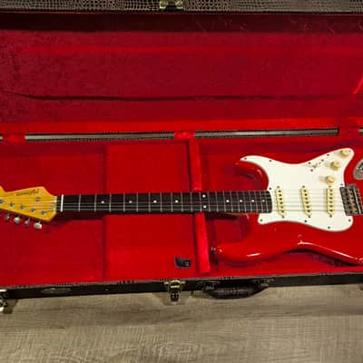 MyDream Stratocaster Custom Built - Light Relic Hot Rod Red Texas Special image 5
