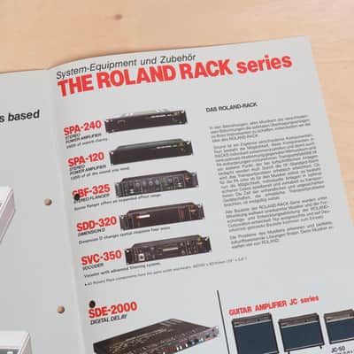 The Roland Keyboards Vol.3 catalog in German (Jupiter 8, System 100M, MC-4, Juno-60, SH-101, TR-808) image 6