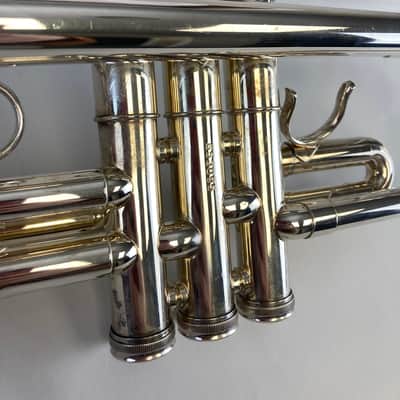 Getzen 700 Eterna II Bb Trumpet – Silver Plated – Intermediate Model – Excellent Used Condition – w/ Case SM#3593 image 10