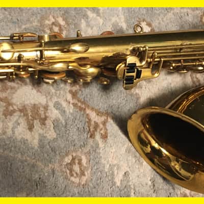 LOVELY WAYNE SHORTER MODEL RARE BUNDY-ELKHART-SELMER-BUESCHER TENOR SAXOPHONE 1950 APRX PROFESSIONAL ORIGINAL FINISH PLAY READY TESTED FREE SHIP image 18