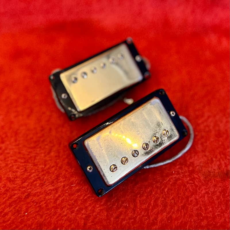 Gibson Les Paul custom humbucker pickups c 1975 - Gold t-top patent No PAF original vintage USA image 1