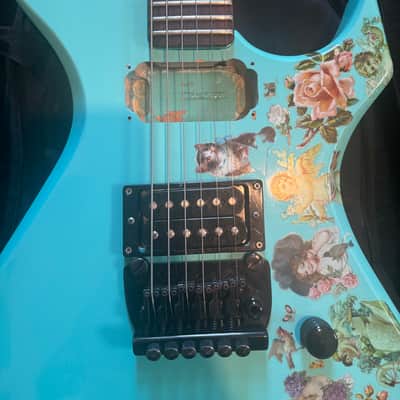 B.C. Rich Warlock late-80s - Robin’s Egg Blue image 3